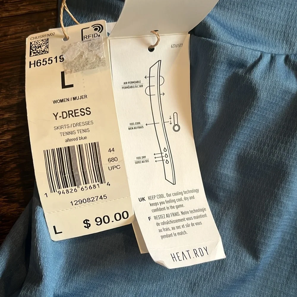 NWT Adidas, two piece dress, size L! - Picture 7 of 11